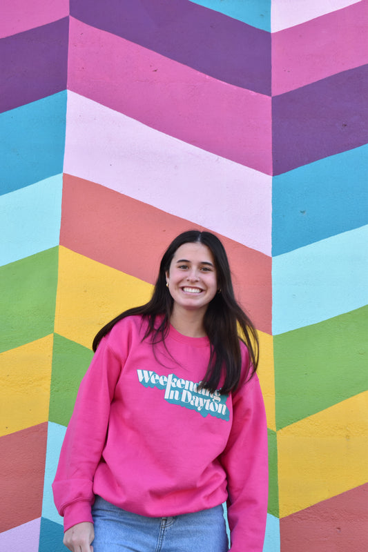 Dayton Flyers "Weekending" Crewneck